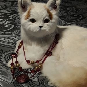 Necklace earring set - cat not for sale 🙂